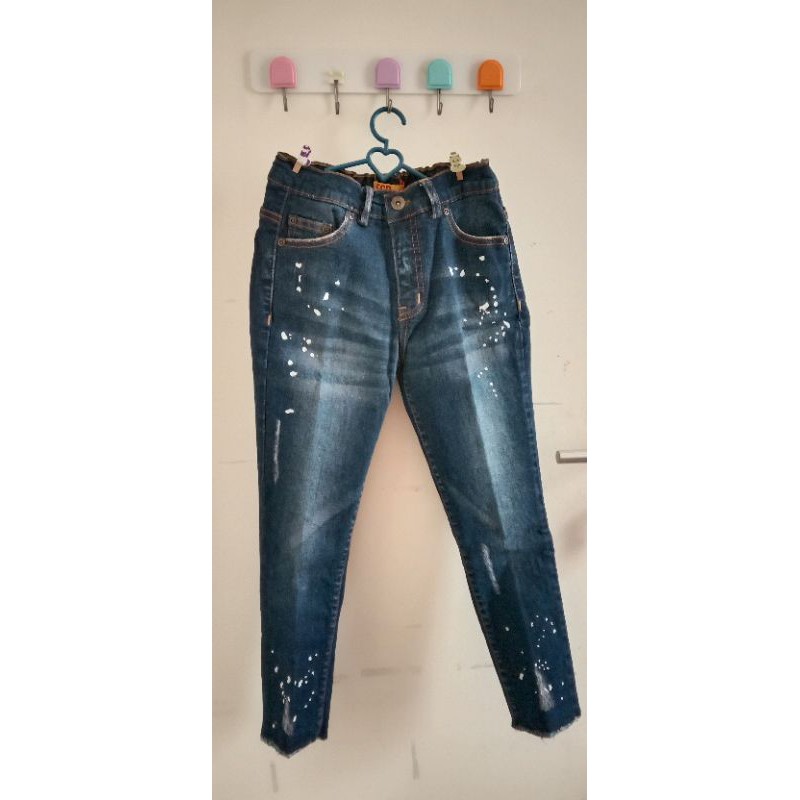 celana anak perempuan jeans panjang merk exit girls preloved