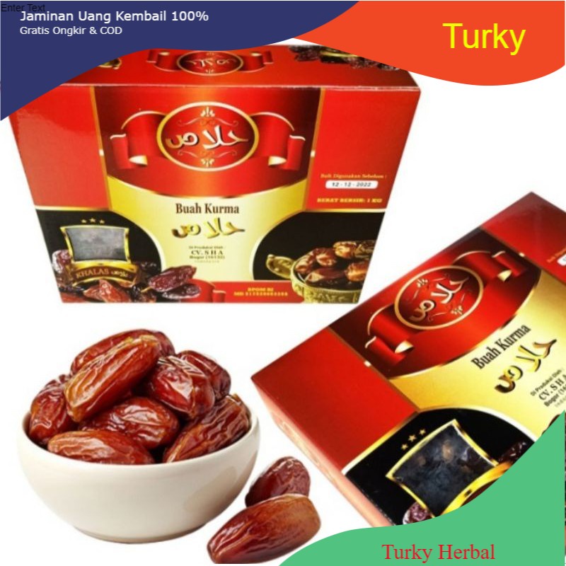 

Kurma GOLDEN DATES khalas 1 kg Kurma Khalas Golden best seller