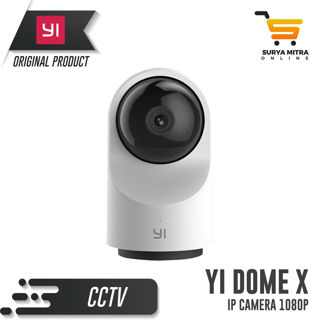 IP Camera CCTV Xiaomi Yi Dome X 1080P Full HD - Internasional Version