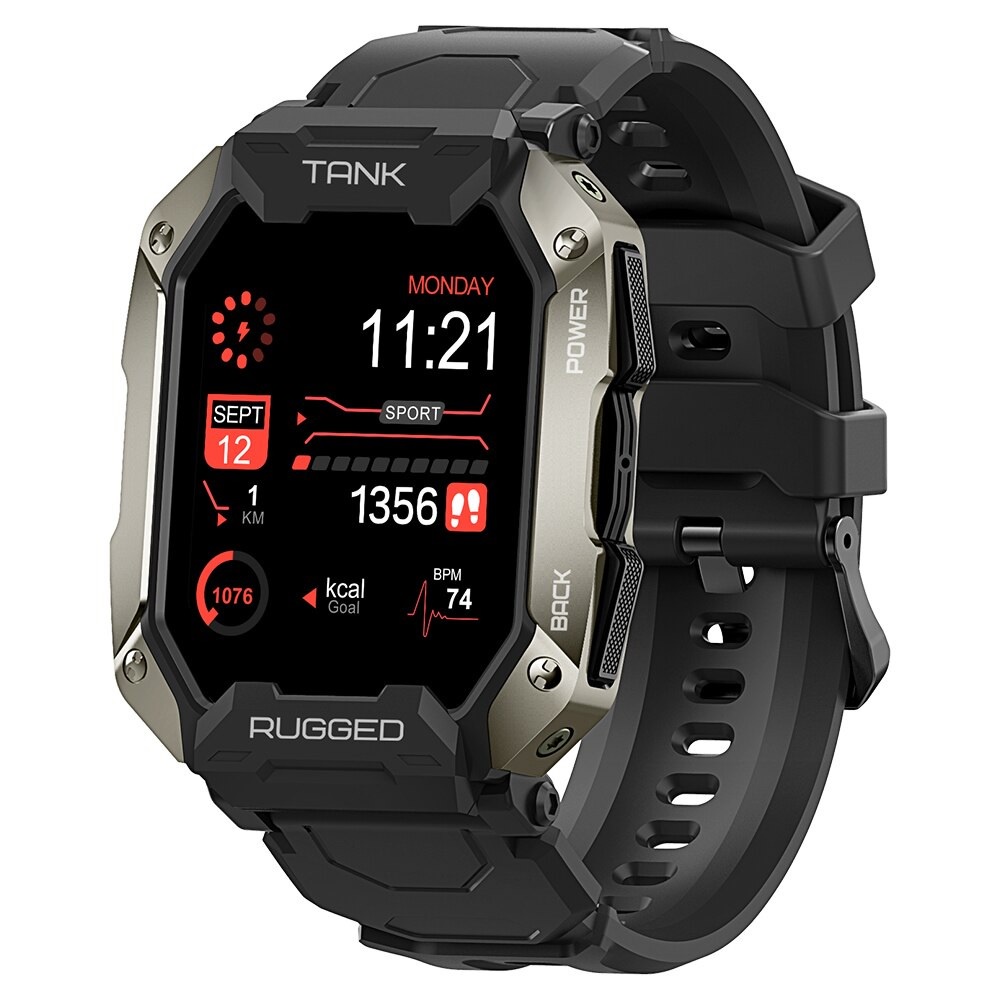 KOSPET TANK M1 PRO Rugged Smartwatch With Bluetooth Call Waterproof 5ATM IP69K