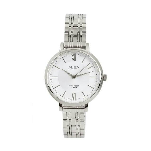Jam wanita ALBA ASL033X1 silver