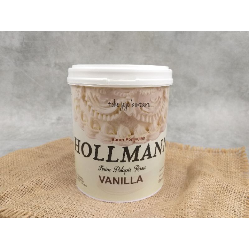 

HOLLMANN BUTTER CREAM ORIGINAL 350 / FILLING / TOPPING SIAP PAKAI 350 GRAM PAIL