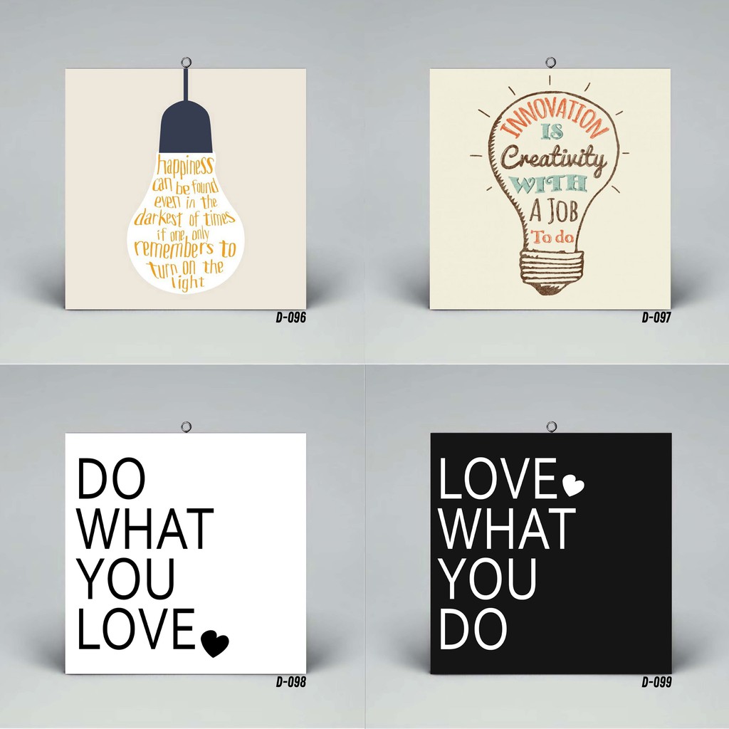 Walldecor Hiasan Dinding Poster kata Do what you Love 