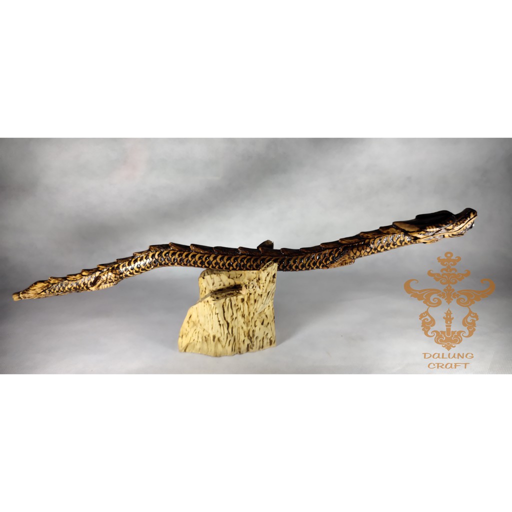 Once Kayu Kaboa Sancang Ukir Naga Full (1) 50cm (limited edition)