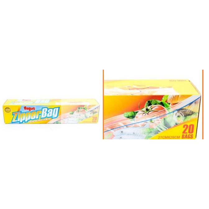 Bagus Zipper Bag 27X28 Cm | Pembungkus Plastik Zipper Bagus 20