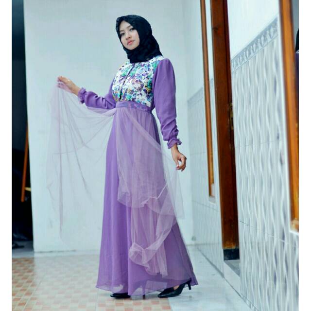 Dress Ungu Tile