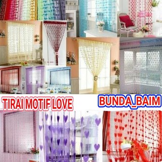 TIRAI LOVE ML101 TIRAI BENANG KOREAN JAPAN GORDEN PINTU TIRAI LOVE ML101 TIRAI BENANG KOREAN JAPAN GORDEN PINTU