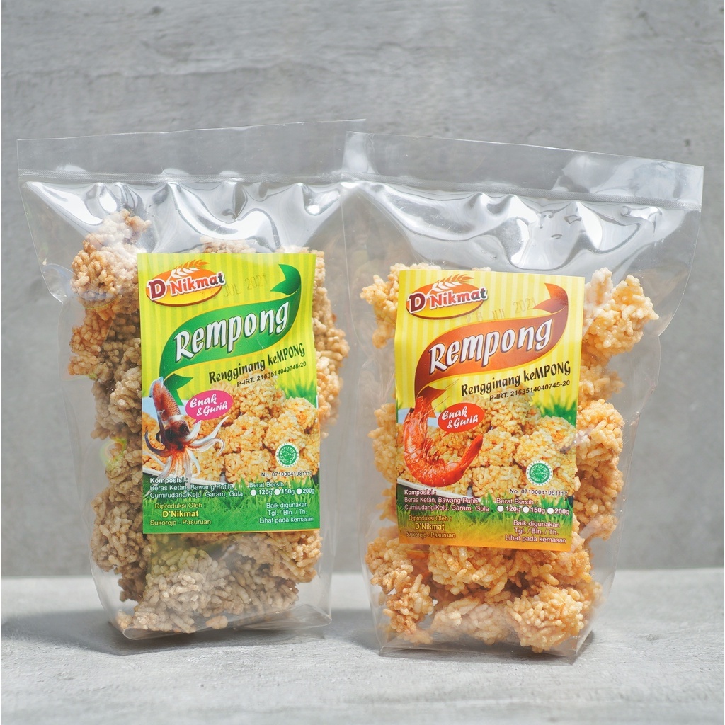 

Rengginang DNikmat Udang Cumi Keju Original 130gr