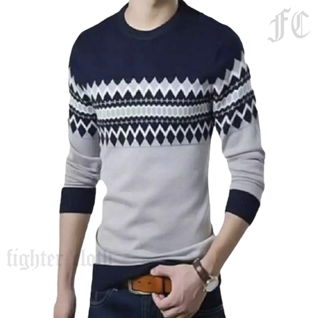 pojoksweater.id - Sweater Rajut Michael Tribal Kualitas Terbaik