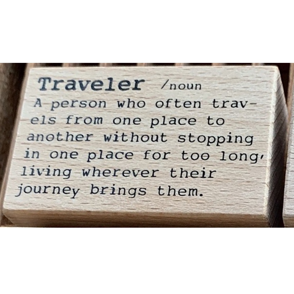

Liberty HK Rubber Stamp - Dictionary Traveler