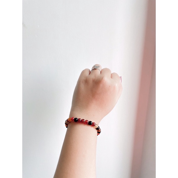 Gelang Batu Chalsedony/Gelang batu asli/Gelang simpel/Gelang batu agate/Gelang Murah/Gelang etnik