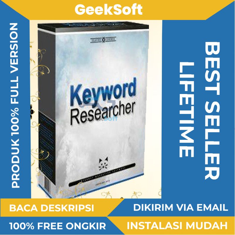 [FULL VERSION] Keyword Researcher 13 Pro Software Pro Lifetime - untuk riset kata kunci SEO