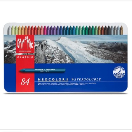 

CRAYON CARANDACHE NEOCOLOR II 84W / Oil Pastel Crayon Carandache Original 84 Warna NeoColor II