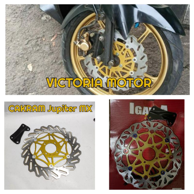 0Piringan Cakram Depan Jupiter Mx, Jupiter Z, Vega R New, Jupiter Mx New / Disc Depan Lebar 3MM Gede