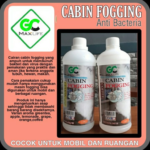 Cairan fogging disinfektan food grade 1lt GC MAX LIFE