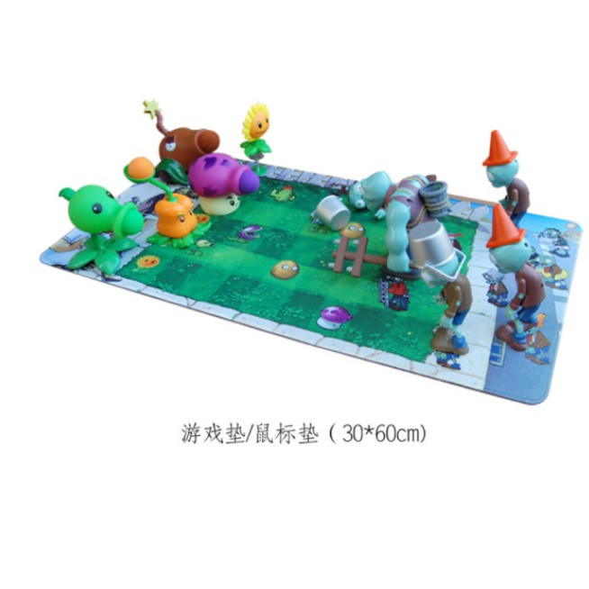 J3 - Matras perang plants vs zombie 30x60 cm giant zombie mat game map