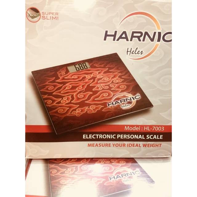 HARNIC HELES HL-7003 CORAK BATIK - TIMBANGAN BADAN DIGITAL HL7003