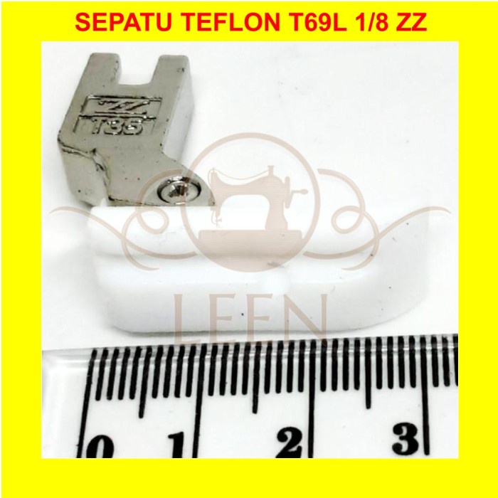 Sepatu Teflon T69L 1/8 Jeglong Kiri Piping Tali Rotan Mesin Jahit LEEN