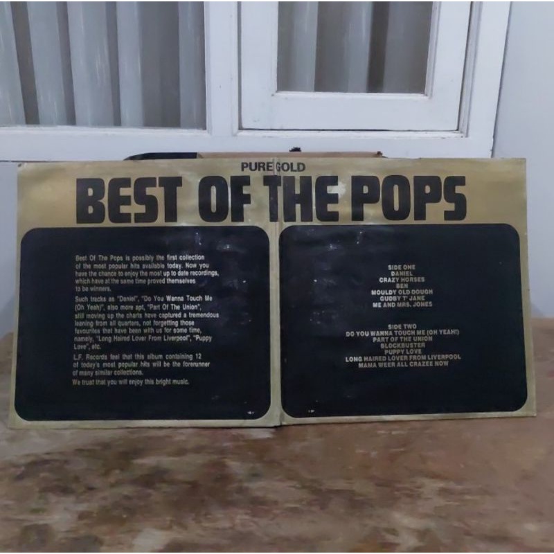 Kaset Vinyl Piringan Hitam Best Of Pops