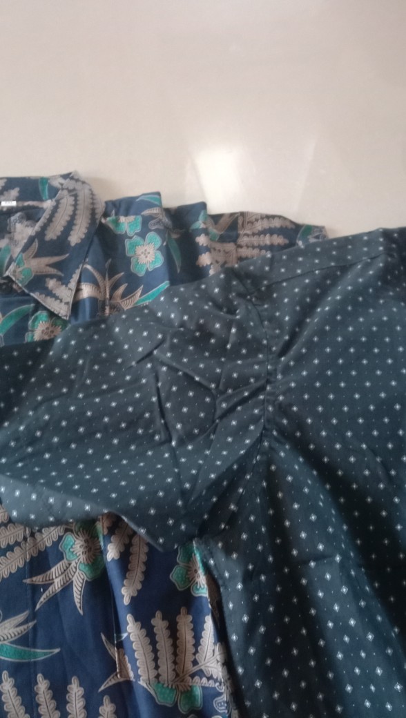 Kemeja Pria Batik Big Size 4l-5l Lengan Pendek Atasan Baju Hem Batik Jumbo Ukuran Besar Atr