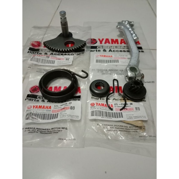 paket as selah + selahan engkol + gigi pinion + per selah Mio sporty