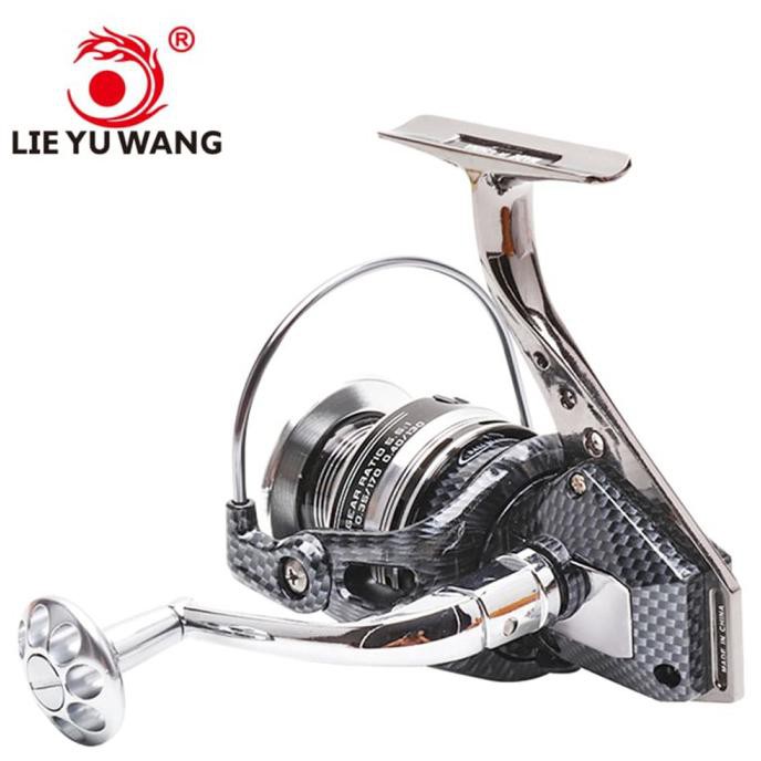 Lieyuwang Reel Pancing 5000 12+1 Ball Bearing - Black