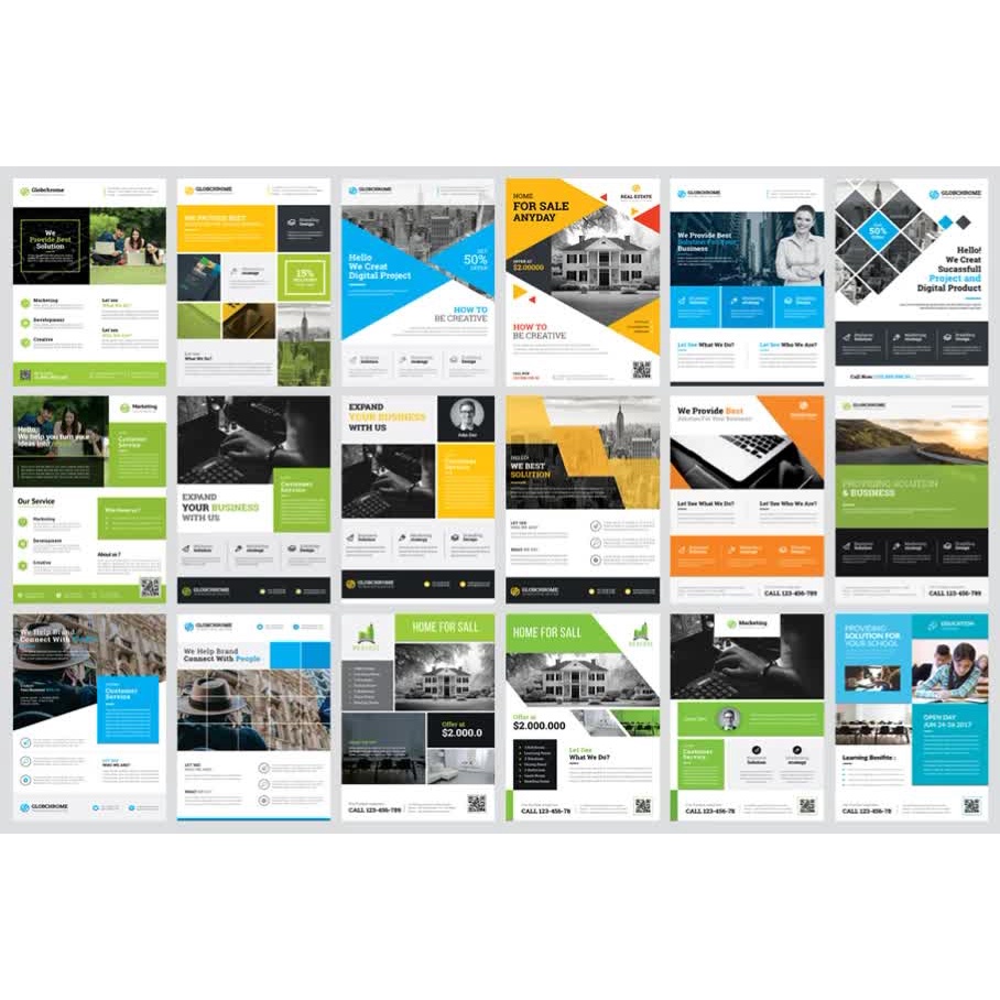 300 Corporate Business Flyers Bundle