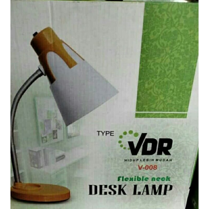 Cod Lampu Belajar Duduk Fleksible//Desk Lampu//Lampu Meja VDR V-008