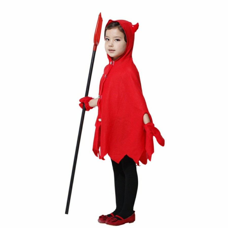 Red Devil kids costume Halloween kostum anak Iblis Devil halloween