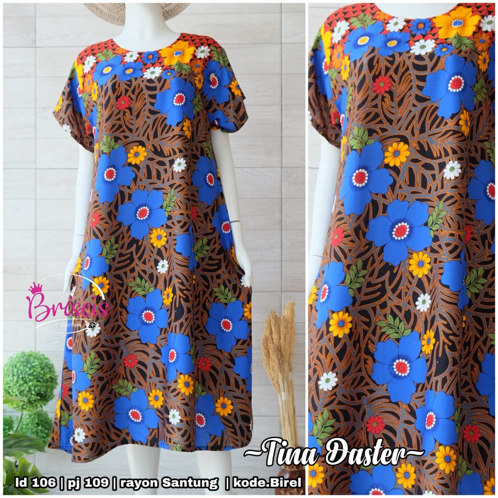 Tina Tunik Daster Rayon Santung