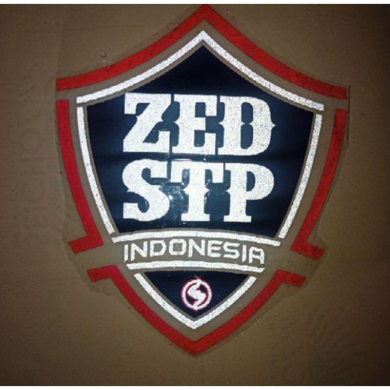 

sticker ZED STP ukuran 15x15cm