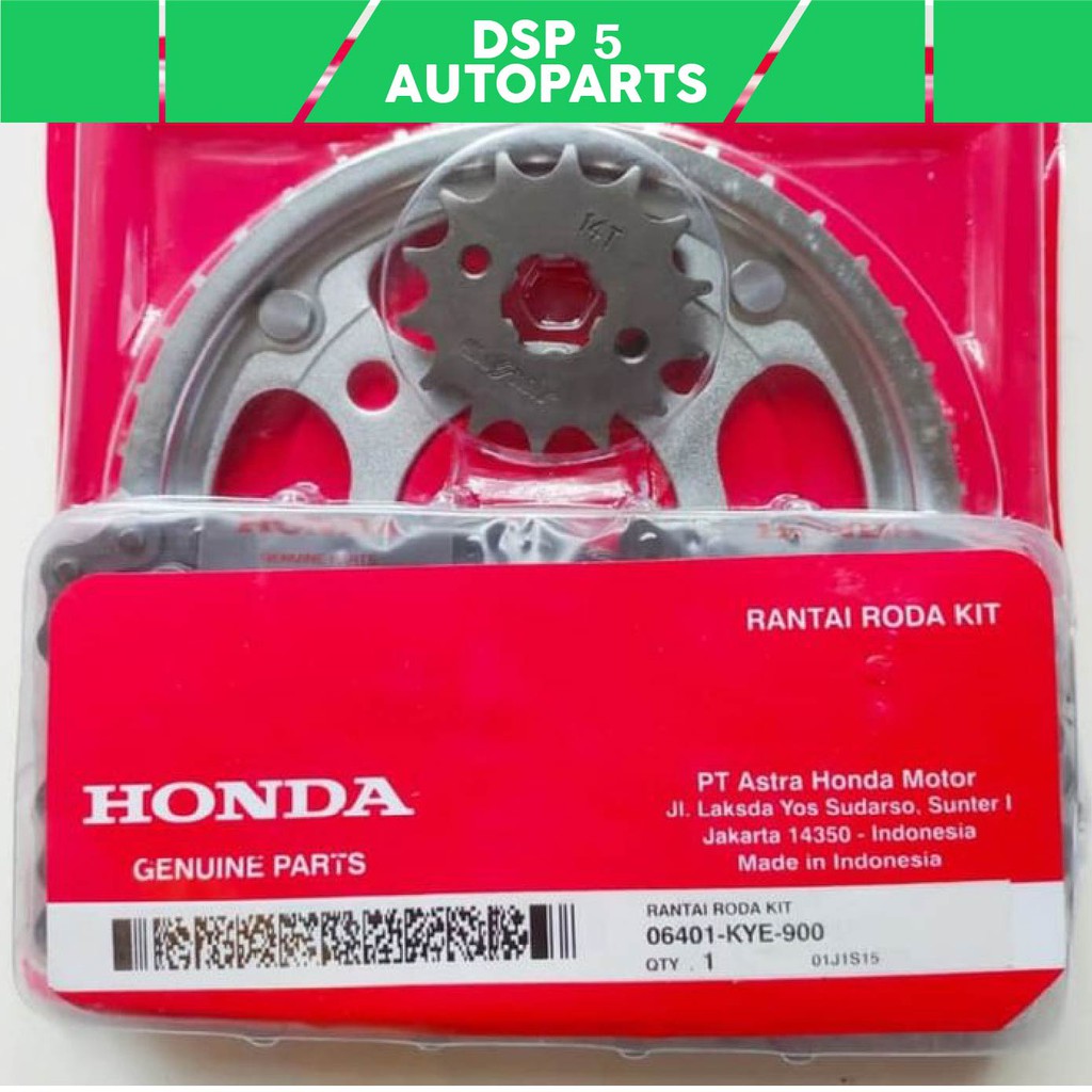 GEAR SET HONDA MEGAPRO NEW VERZA CBR 150 OLD TIGER ORI HGP