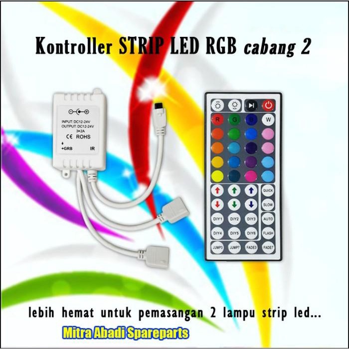 Jual Remote Remote Controller Led Strip Rgb 2 In 1 Rgb Control Box