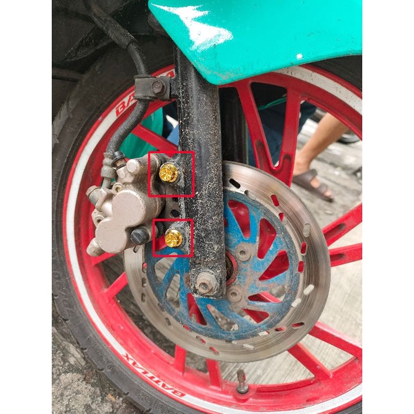 NACOM Baut Breket ke Caliper Skywave