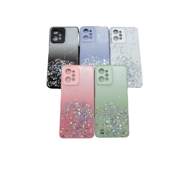 Case Glitter REALME C21Y Bling Star Light Candy