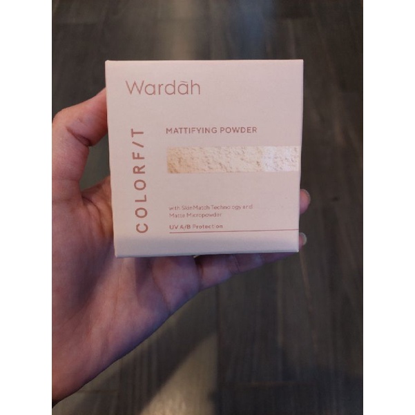 wardah colorfit mattifying powder / bedak tabur wardah