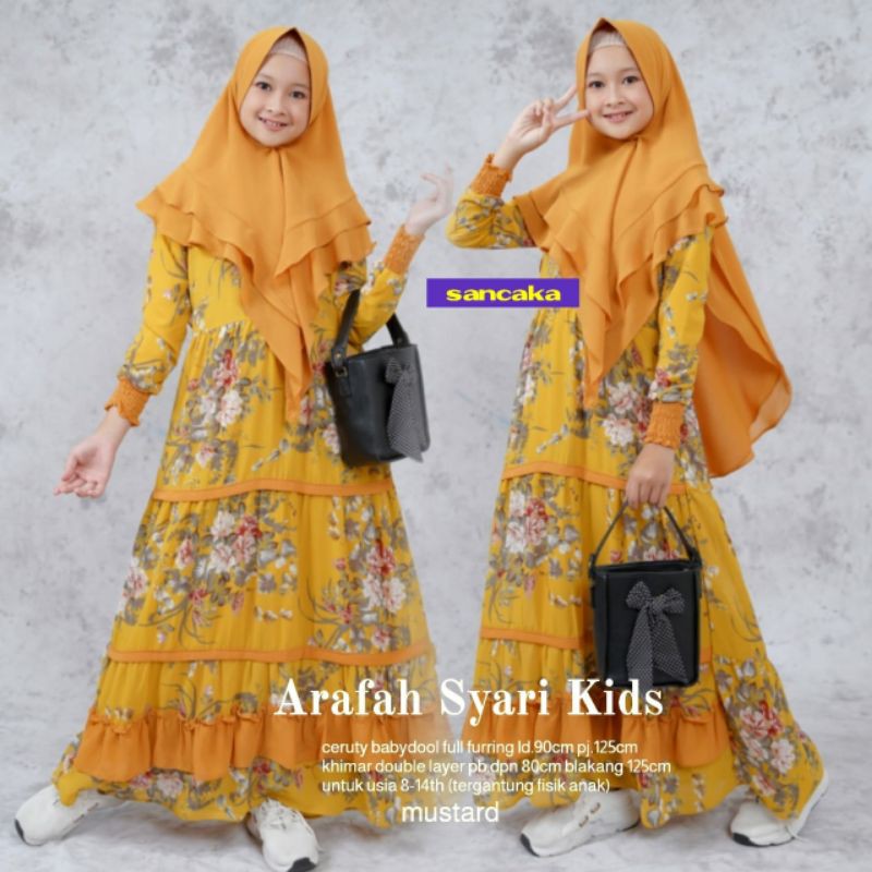 syar'i anak tanggung ARAFAH kids
