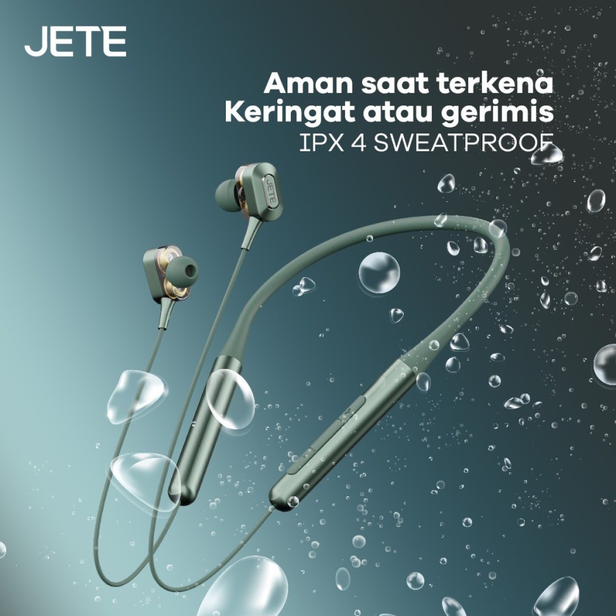 JETE 10 Pro Earphone Neckband Bluetooth Sport IPX4