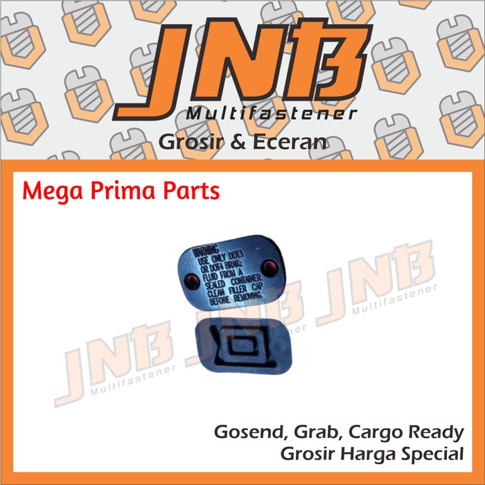 Cover tutup minyak rem master atas + karet F 1 JUPITER Z VEGA R