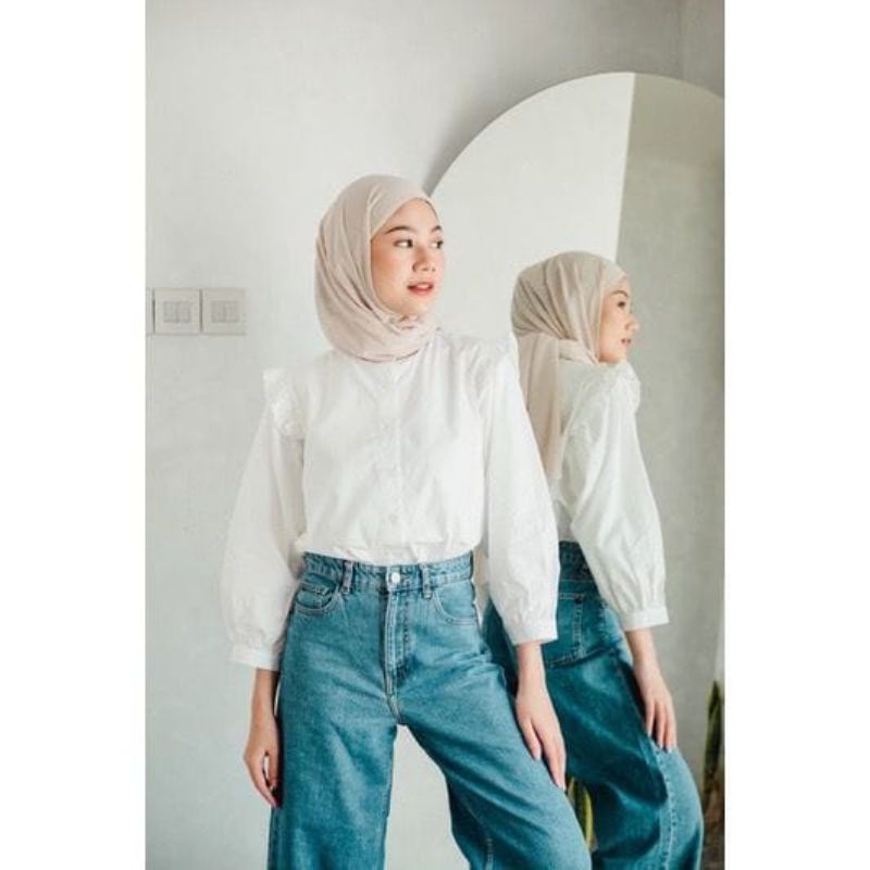 Kemeja Atasan Hara ruffle blouse | Atasan wanita new arrival