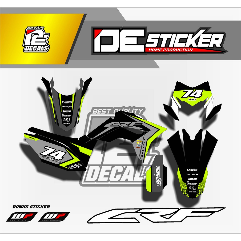 decal crf 150 l hijau stabilo