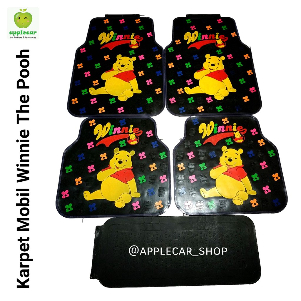 karpet mobil alas kaki Kartun winnie The pooh