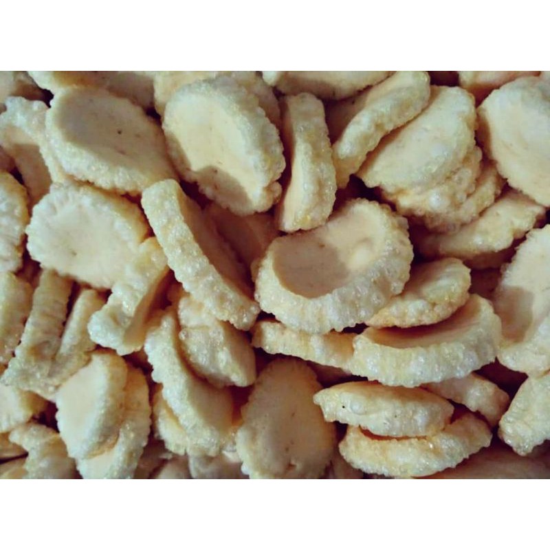 

Kerupuk Ikan Tenggiri Mateng 1kg ( Bantet - bagi yang suka keras ) dipacking plastik 1/2kgan