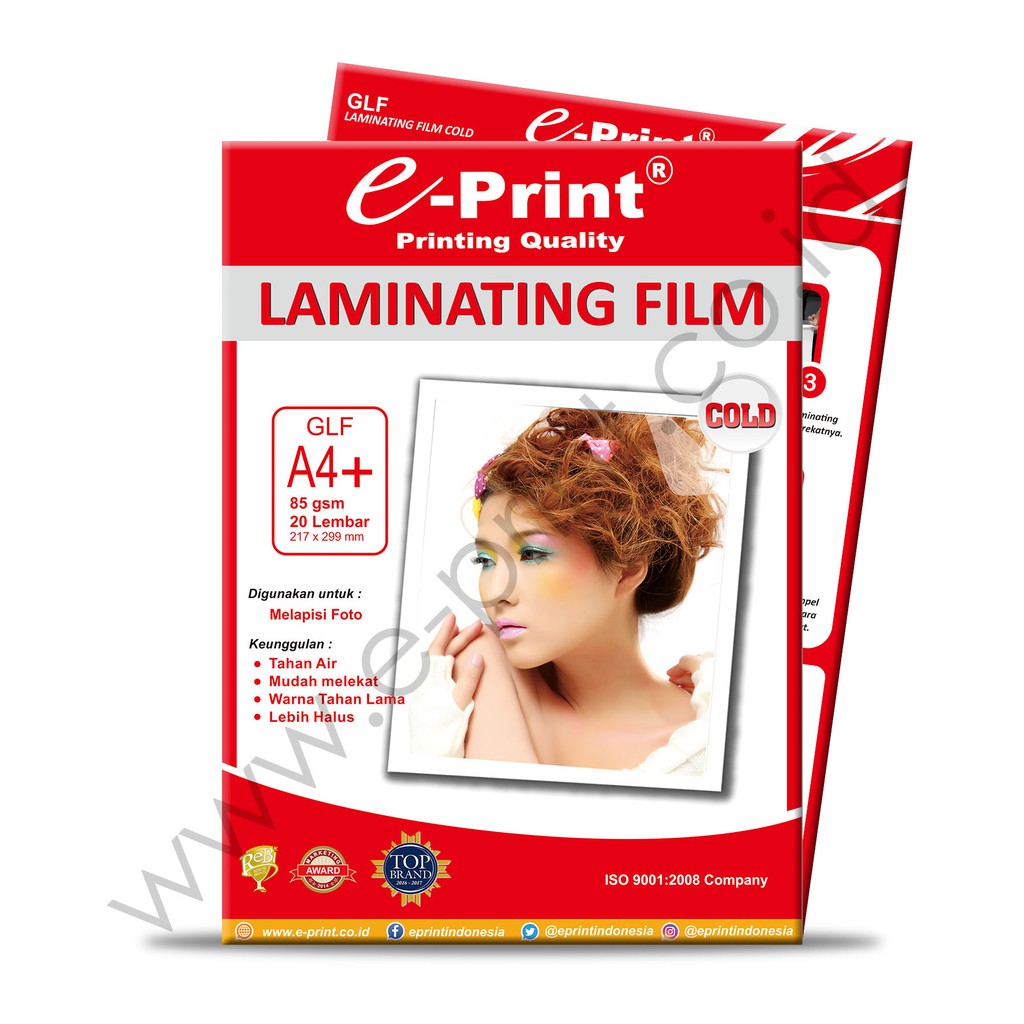 E-Print Photo COLD LAMINATING Film A4 85gsm 20sh laminasi foto dingin