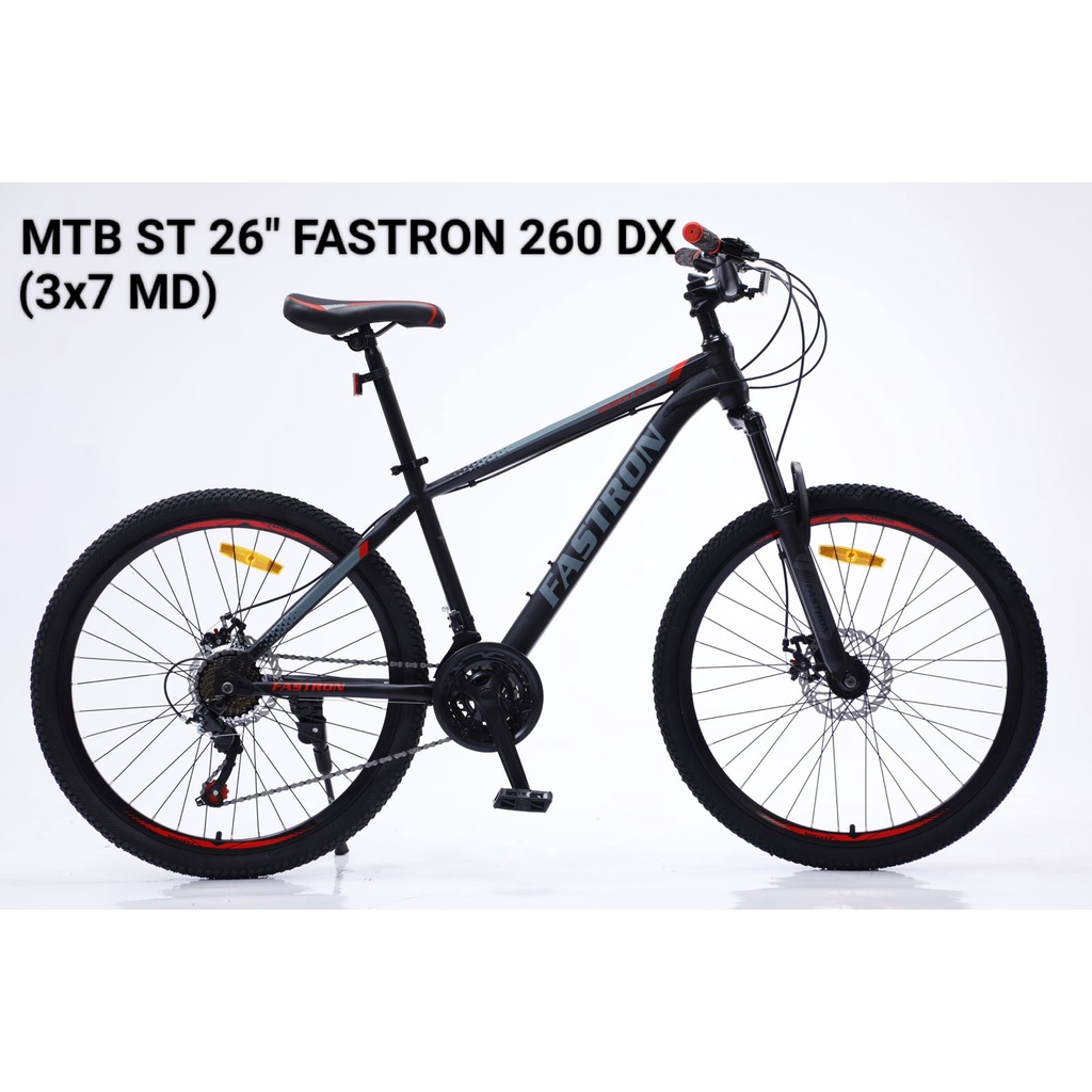 SEPEDA GUNUNG MTB 24&quot; DAN 26&quot; FASTRON MTB F260 DX (3X7 MD)