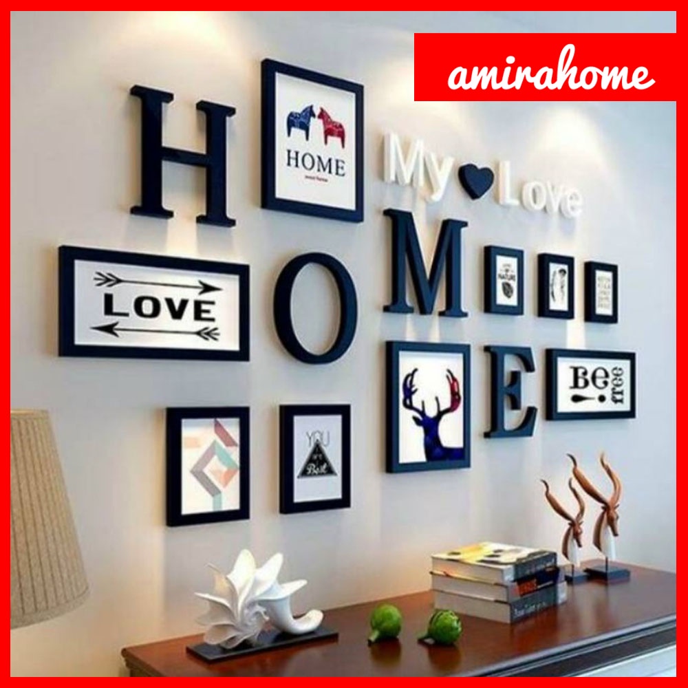 Dekorasi dinding Hiasan Rumah HOME My Love Pajangan Aesthetic Kamar Waldlecor minimalis nordic