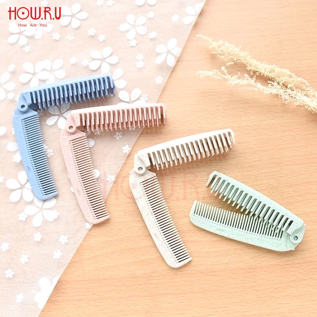 HOW.R.U | Sisir Lipat Minimalis / Portable Pocket Comb