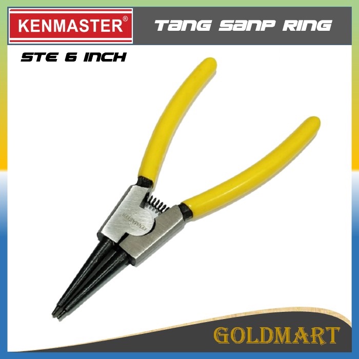 Tang Snap Ring 6 inch Original Kenmaster Tang Circlip Lurus Tekan Buka (STE)