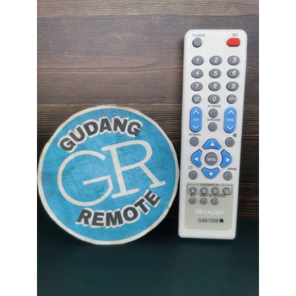 Remote Remot TV Sharp alexander Tabung Slim Flat