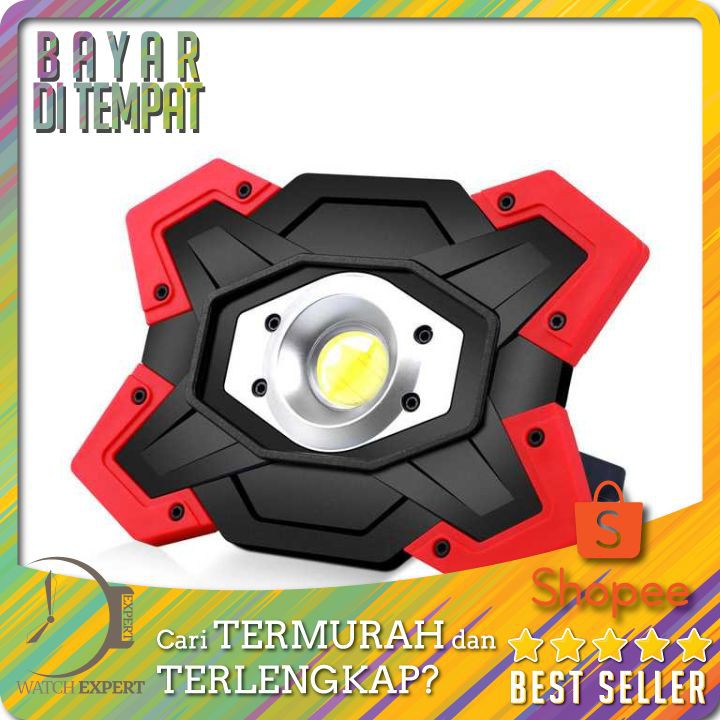 TERLARIS Senter LED COB 1200 Lumens + Power Bank 6600mAh